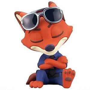 Zootopia Nick Wilde Shoulder Zun Figure Brand New Open Box
